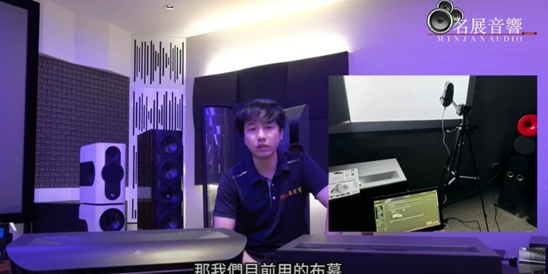 名展來對決 實際畫質展示 雷射電視 AWOL LTV3000PRO VS Formovie 峰米 T1詳細PK 開箱評測介紹解析 超短焦投影機