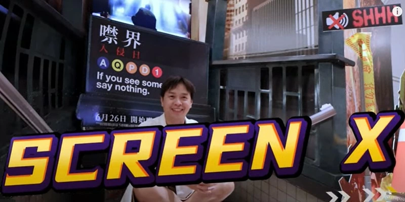 妹子看電影 Screen X篇 台北欣欣秀泰影城 最新270度全景螢幕 杜比環繞音效全面解說 噤界 入侵日ScreenX版 名展電癮院