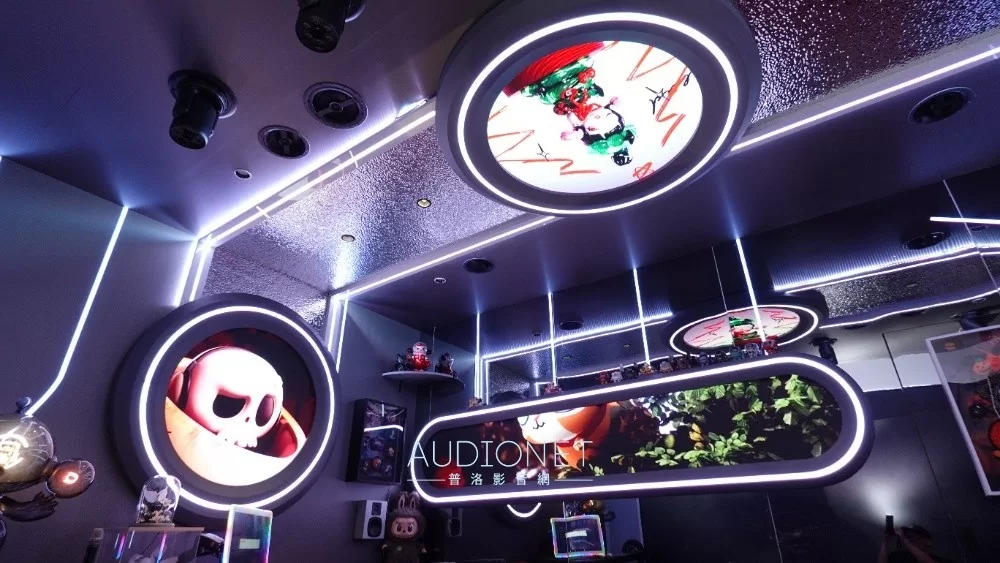 名展音響打造TDG喇叭結合泡泡瑪特風的「響唱玩聚屋」