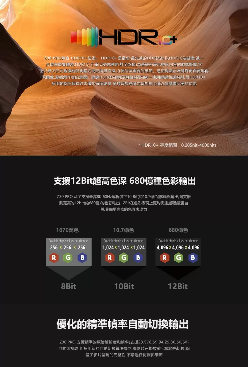 Zidoo芝杜 Z30 PRO 8K UHD多媒體播放機