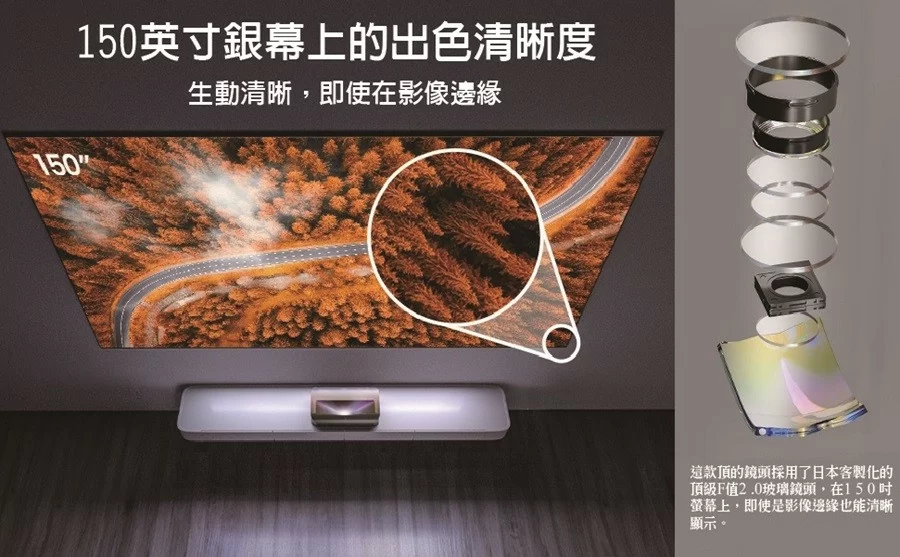 AWOL LTV-3000 頂級高階旗艦4K短焦純三色雷射投影機 三年保固+隨貨附小米電視棒