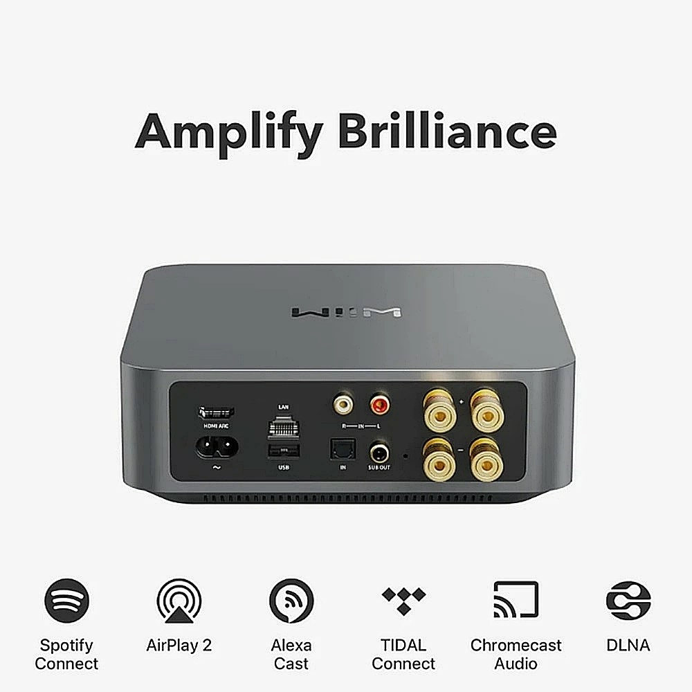 【Wiim】Amp 智能串流擴大機 可搭配 pro plus 無線串流播放機組合