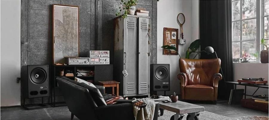 丹麥 Vestlyd 【贈腳架】V12C 12吋 復古書架揚聲器 黑色/橡木色