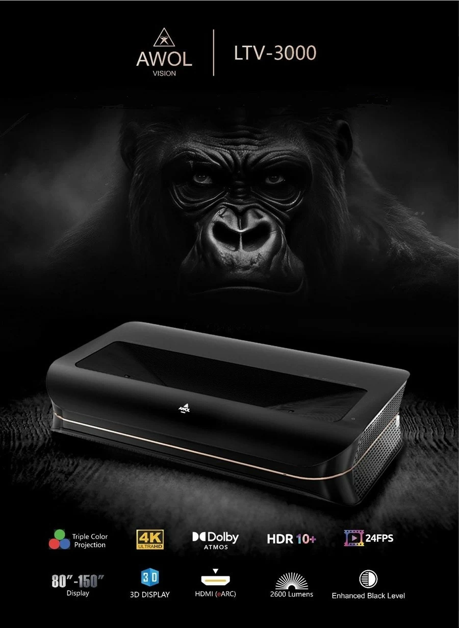 AWOL 投影機+布幕組合