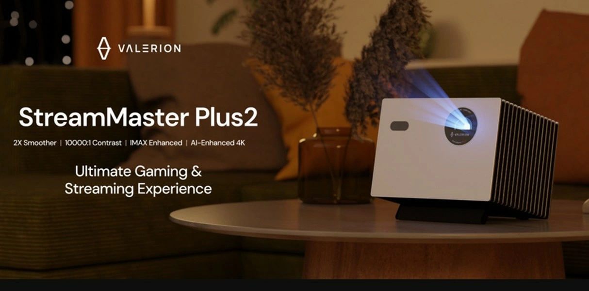 Valerion VisionMaster PLUS 2 4K RGB 三雷射中⾧焦投影機 內建 Google TV