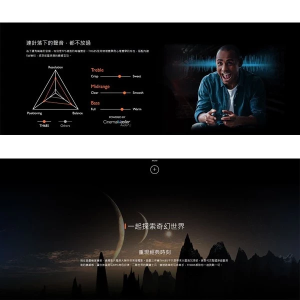 BENQ TH685 高亮遊戲三坪機 支援4K HDR