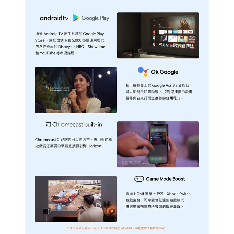 XGIMI Horizon Android TV 智慧投影機