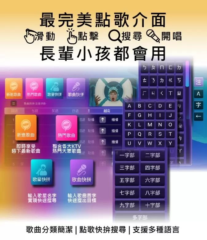 金將科技 G&M KKPAD 11吋安卓卡拉OK觸控點歌機 家庭KTV伴唱機