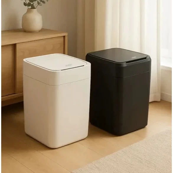 【LC 全自動感應打包垃圾桶】 Final有蓋款 IPX4防水 17L大容量