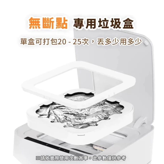 【LC 全自動感應打包垃圾桶】 Final有蓋款 IPX4防水 17L大容量