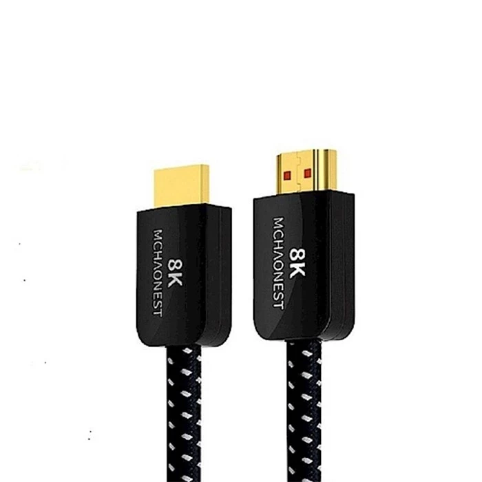 MCHAONEST 鍍銀 高匹配HDMI2.1版 高清8K@60Hz 4K 120P 黑鋁合金頭 完美支援PS5