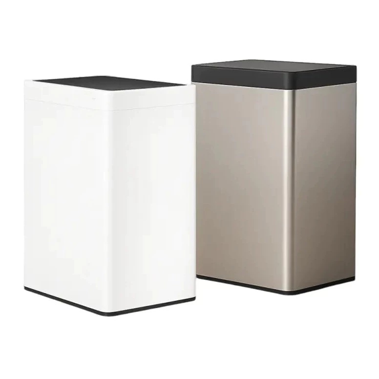 LC超靜音感應雙開門垃圾桶 21L/30L不鏽鋼旗艦款 超大容量 自動鋪袋