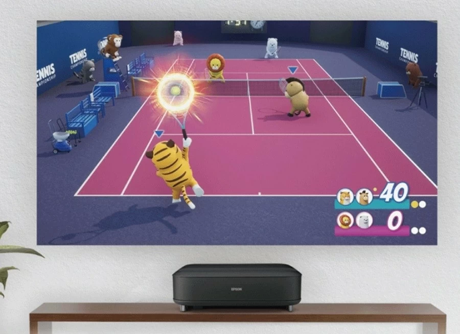 【客訂專區】EPSON LS650 EH-LS650雷射投影機+120吋黑柵抗光幕