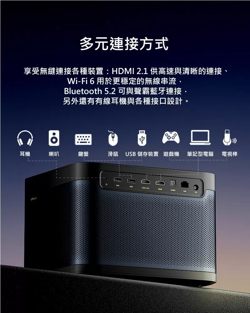 【贈原廠桌面支架】Dangbei 當貝 MarsPro2 (DBOX02) 雷射投影機 Netflix官方授權