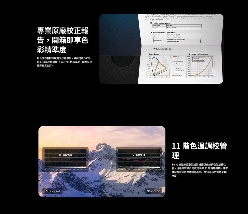 BENQ W4100i 4K 家庭劇院投影機 AI 智慧色準導演機 贈馬歇爾藍芽耳機
