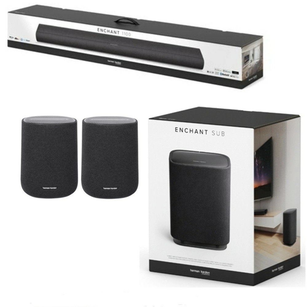 【Harman Kardon】哈曼卡頓Enchant 1100 7.1.4杜比全景聲家庭劇院組(聲霸+Enchant Sub重低音)