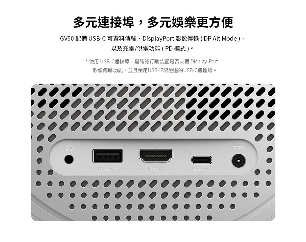 【現貨供應】BenQ GV50 1080p Google TV 雷射智慧微型投影機+攜帶包