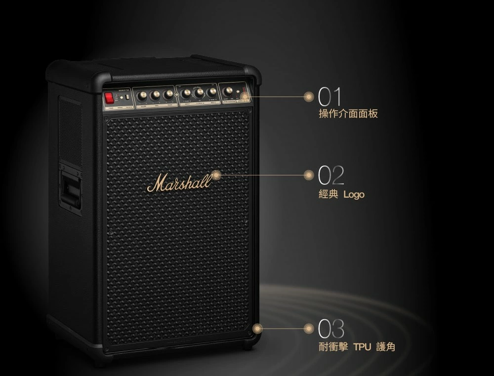 Marshall Bromley 750 可攜式藍牙派對喇叭