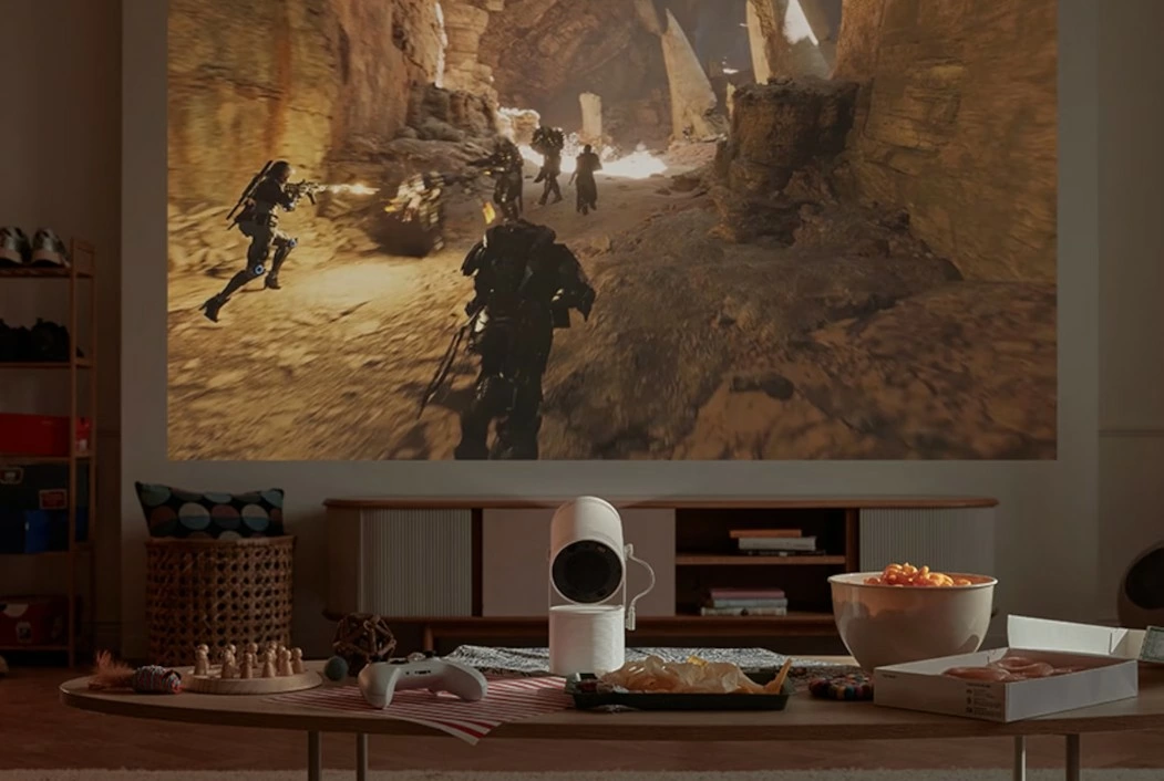 【SAMSUNG 三星】 第二代 The Freestyle 微型智慧投影機 SP-LFF3CLAXXZW