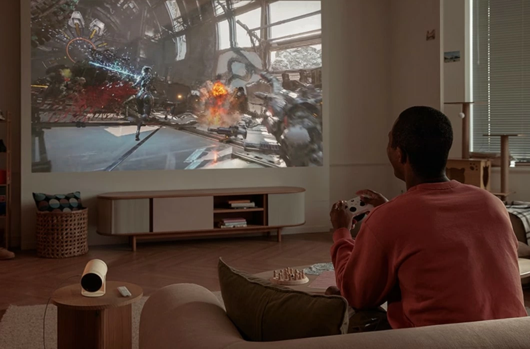 【SAMSUNG 三星】 第二代 The Freestyle 微型智慧投影機 SP-LFF3CLAXXZW