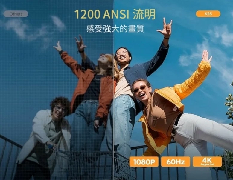 【金沙 YABER】K2S 影廳級4K旗艦投影機