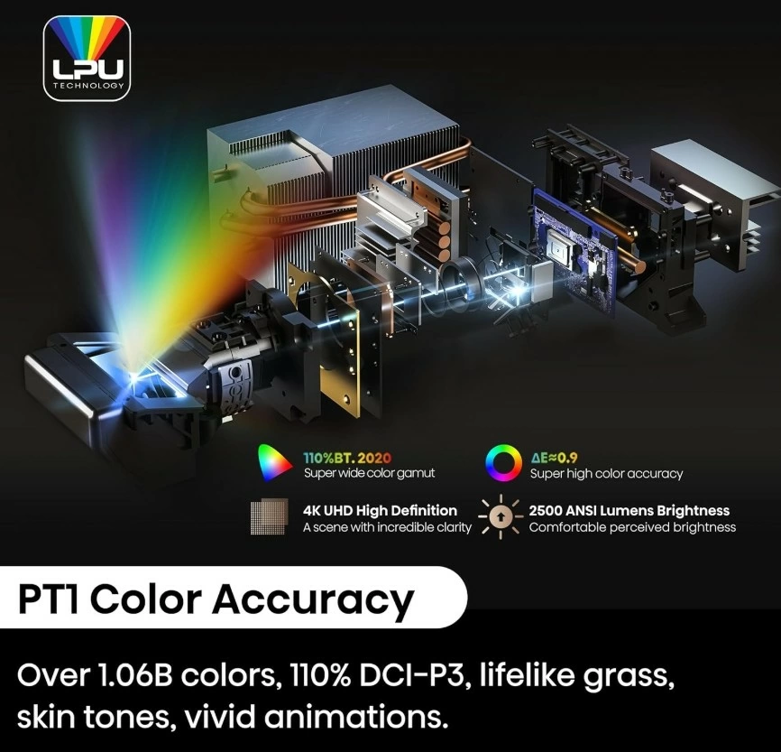 【Hisense】海信 PT1 入門款超短焦三原色雷射4K UHD投影機 2500流明