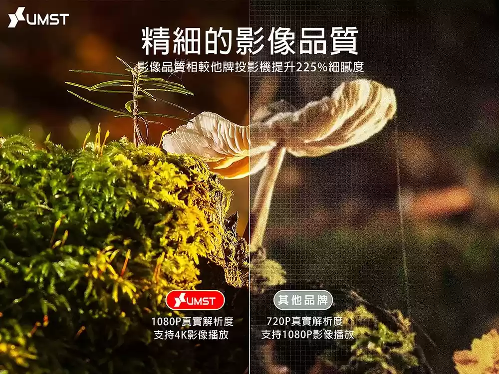 UMST 優美視4K Android TV 投影電視 UTV-1 贈攜帶包+腳架